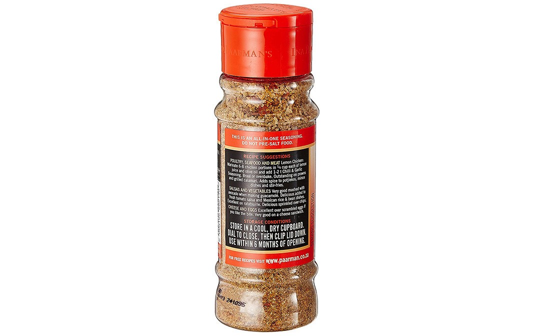 Ina Paarman's Chilli & Garlic Seasoning   Plastic Bottle  200 millilitre